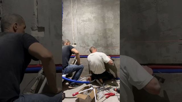 Монтаж скрытого смесителя