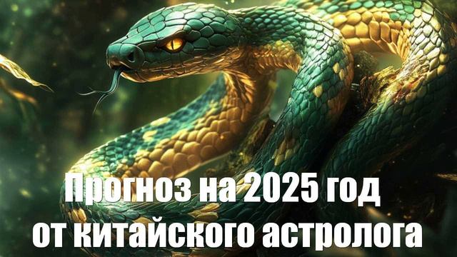 Пять ключевых рекомендаций на 2025 год от китайского астролога. Год Зеленой Деревянной Змеи.