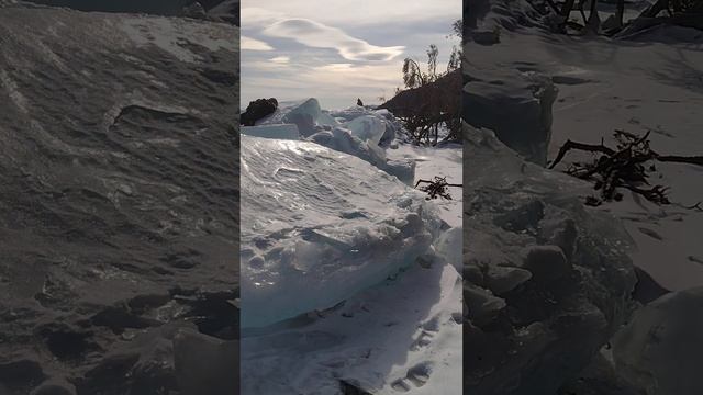 Торосы на Байкале #baikal