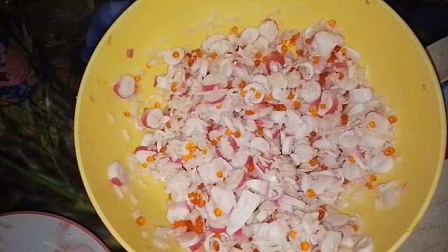 крабовый салат по Московски