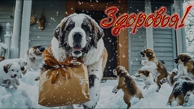 🎄🐾 С наступающим Новым годом! Мерцающее "Спасибо" от Спасенных Сердец! 🐾🎄
