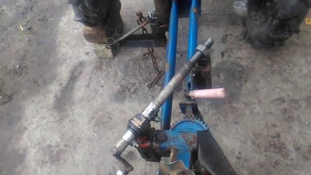 Регулировка плуга на адаптере!