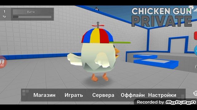 я играю в приватный сервер чикен Гана от озера