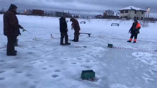 поимка форели