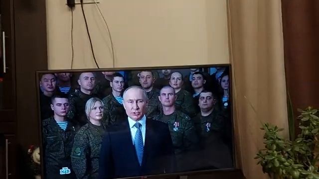 Новогодние обращение президента РФ В.В.Путина НТВ (31.12.2022)