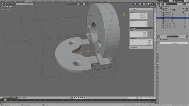 3.Упр. Моделирование в Blender 3D. (RU)