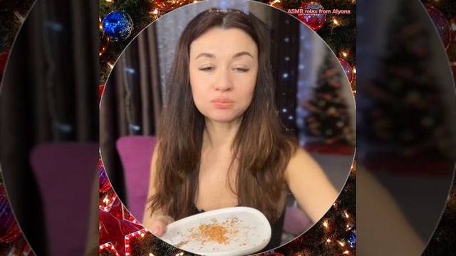 ASMR crunch of chalk&clay/ хруст в кружочках из ТГ🎄❄️💥🎉