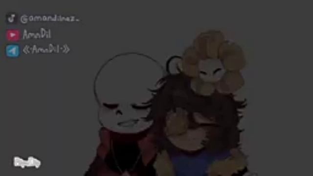 — FlowerFell — [ Animation ] / meme / Frisk and Sans