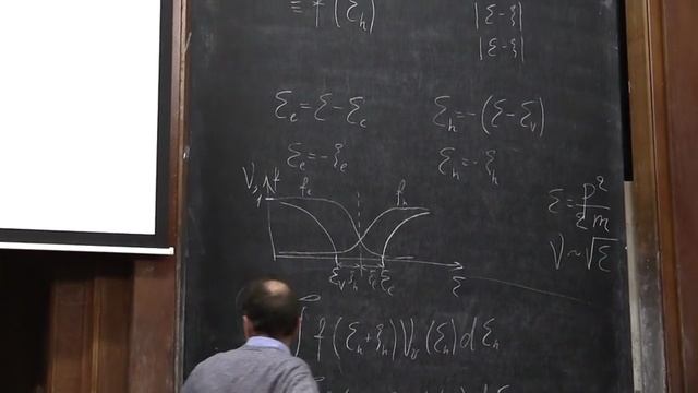 Лекция 08. Физика полупроводников. Статистика носителей заряда в полупроводниках