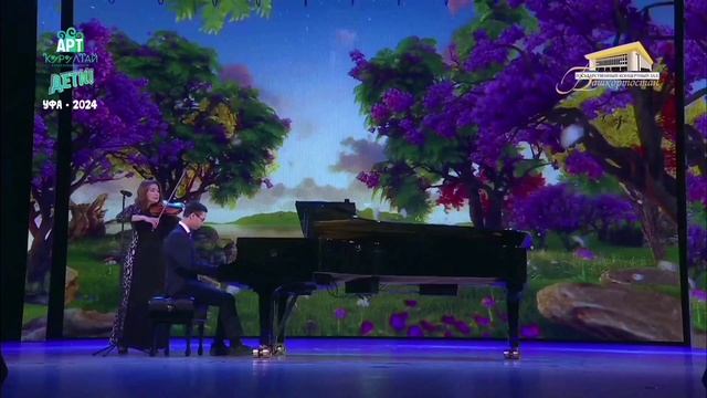 Yrima " River flows in you " в исполнении Набиуллина Рината и иллюстратора У.Виолетты Альфатовны