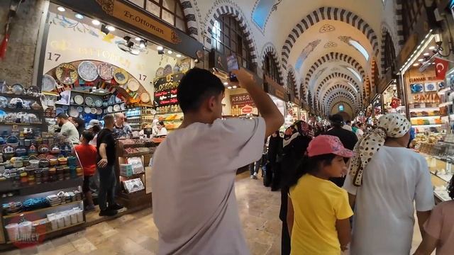 Стамбул Турция Центр города Сиркечи до Эминону Пешеходный тур