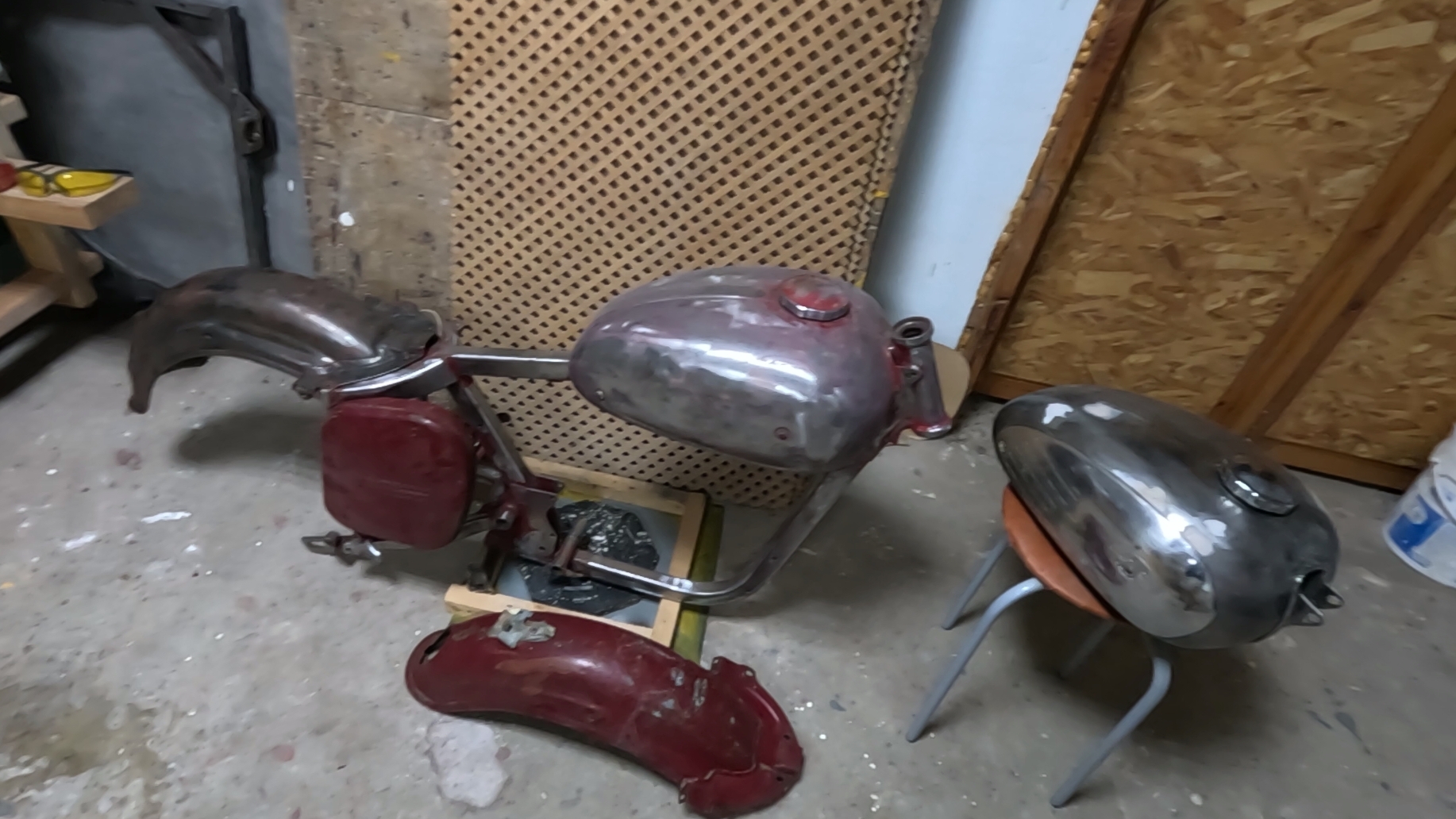 Восстановление (Реставрация) мотоколяски Velorex 560 и Jawa (Ява) 360. (23)