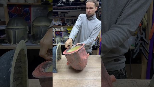 Mandalorian helmet diy распаковка #shorts