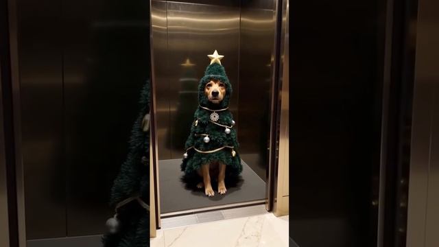 Новогодний пëс! 🐾🐾🐾