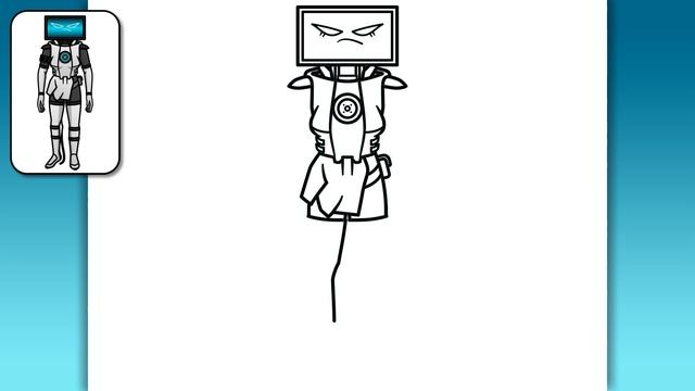 HOW TO DRAW COMPUTERWOMAN | Skibidi Toilet Wars - Easy Step by Step Drawing
