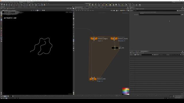 【Houdini】19.0 高级魔法气流 Rebelway (P5. A005_Twisting_Curves)