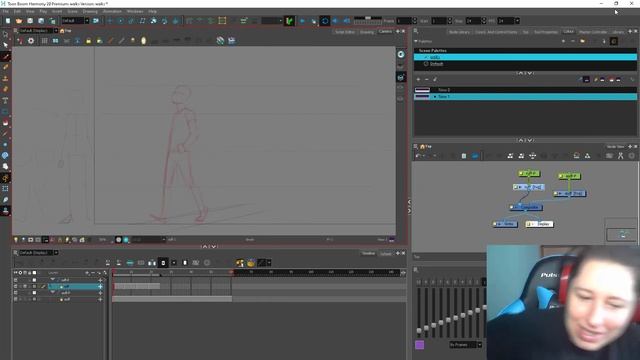 Animating a traditional walk cycle from reference.