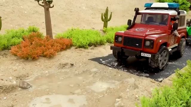 Играем в машинки на песке для детей часть 4 (Bibo)