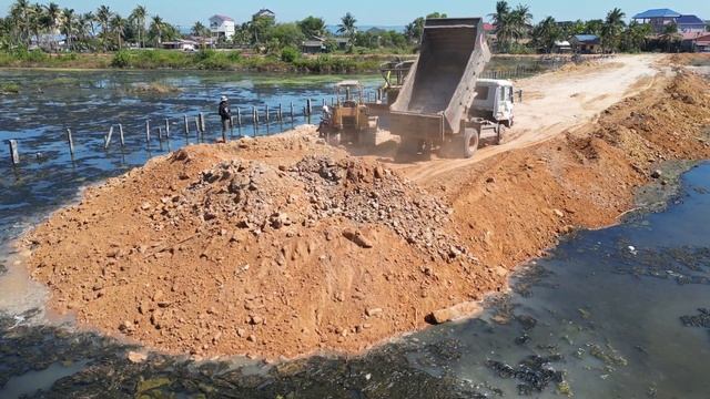 Строительство, новая территория для засыпки, новый проект