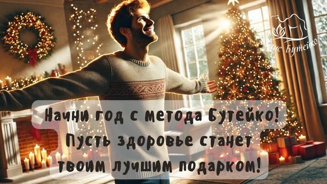 ✨ Начни год с метода Бутейко! ✨🎄
Пусть здоровье станет твоим лучшим подарком в 2025 году! 🌟