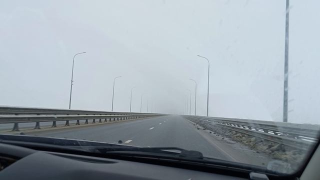 Проехал по новой платной дороге.