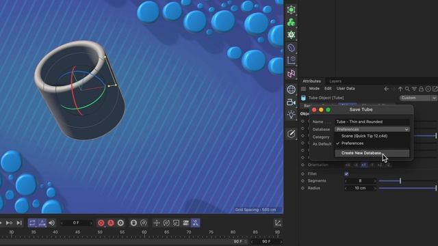 #C4DQuickTip 12_ How to create custom defaults for objects and more in Cinema 4D