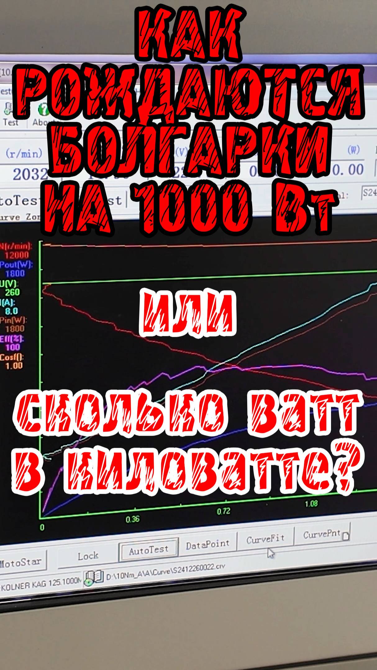 Как рождаются «болгарки» на 1000 Вт или Сколько ватт в киловатте)))
