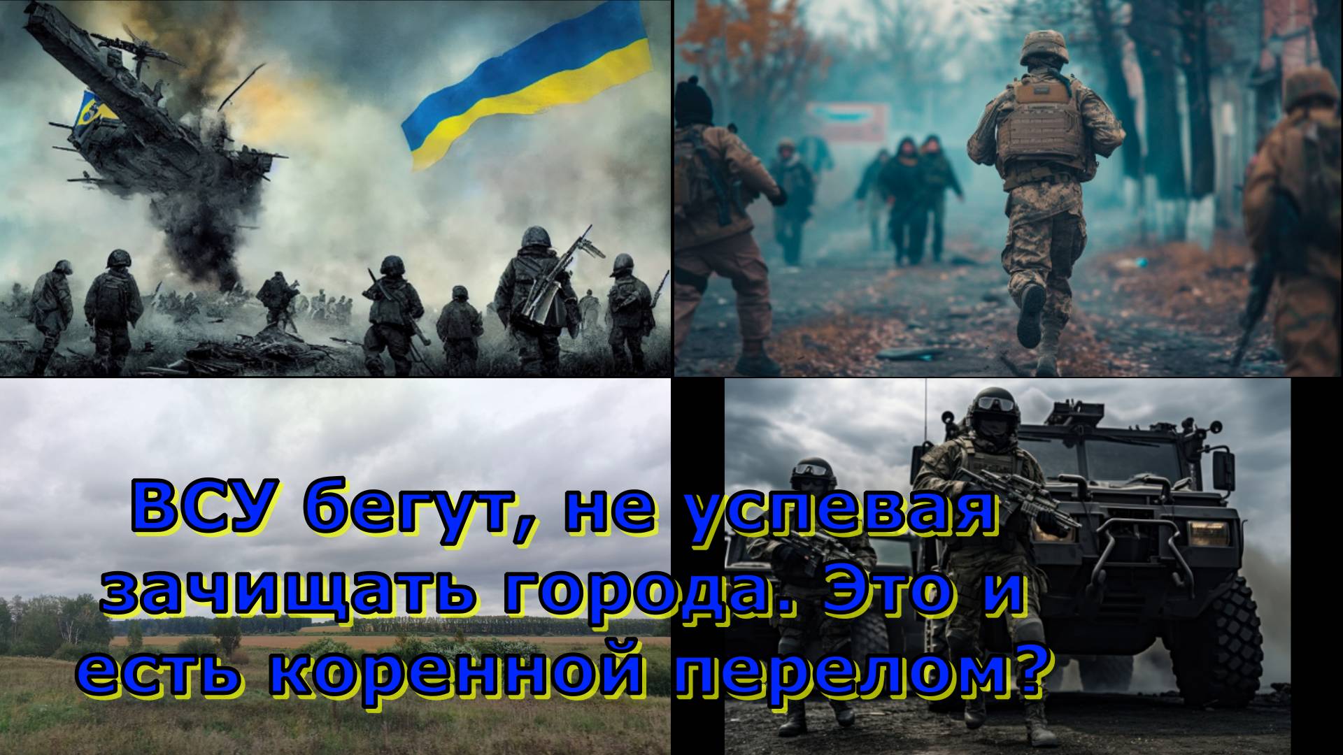 ВСУ бегут, не успевая зачищать города. Это и есть коренной перелом?