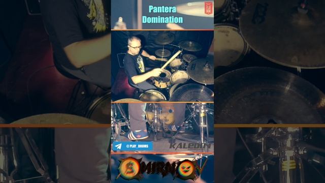 Pantera - Domination | #DoubleBassGroove #drumbeat #vinniepaul #pantera