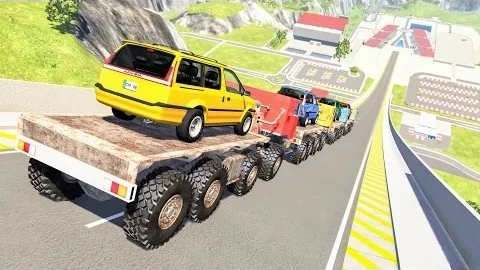 Эпичные скоростные прыжки #119 — BeamNG Drive