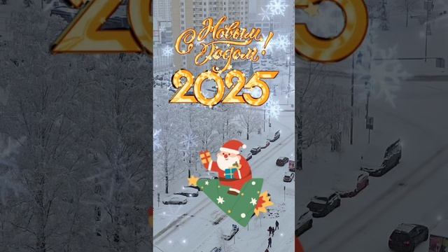 С новым 2025 годом! 🎉🎊🥳 #Праздник #НовыйГод #Зима #Веселье