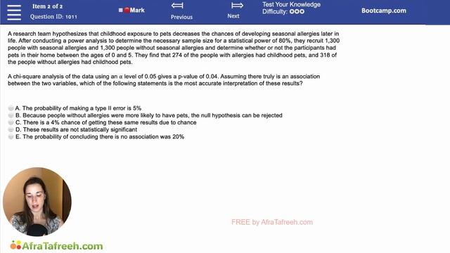 6.3 Hypothesis Testing and Errors - Practice Question atf