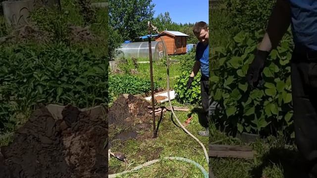 Абиссинская скважина с отличным песком и хорошим дебетом деревня Усолье Владимирская обл.