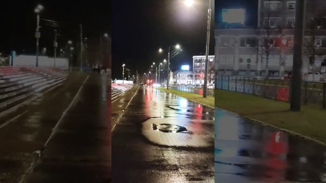 Архангельск  Осенний дождливый ☔ вечер  #север #арктика #погода #шортс #shorts