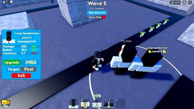 Toilet Tower Defense - Roblox Gameplay - Skibidi Toilet Defense