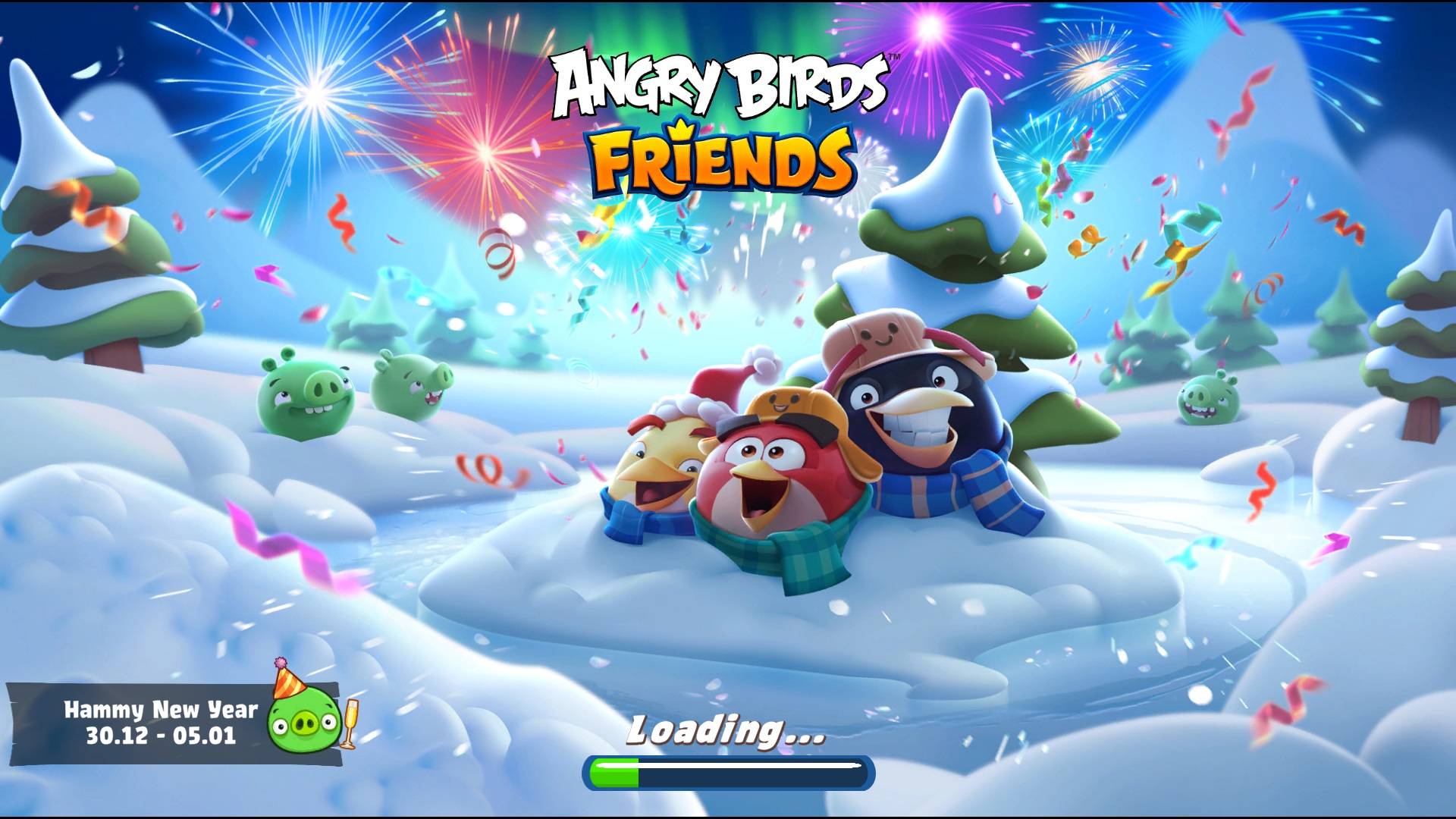 Angry Birds Friends. Hammy New Year 7. 3 звезды. Прохождение от SAFa