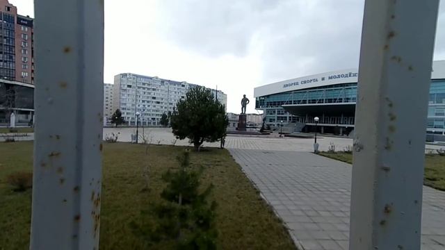 Walking Kaspiysk.Akulinichev Avenue (March 1, 2021)