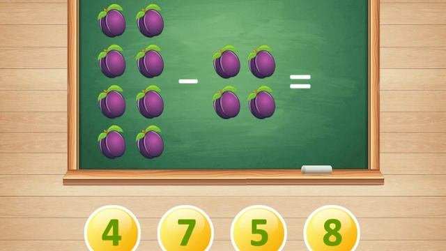 Вычитание Игры для Малышей Детские и Развивающие