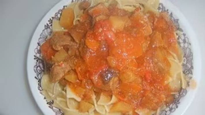 Овощное рагу с мясом