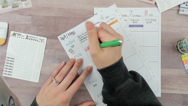 Teacher Happy Planner || Plan with Me April 27 - May 1 || Ft. The Paper Studio