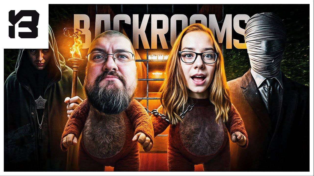 МЫ ПОПАЛИ В БЕКРУМС и НАС СВЯЗАЛИ ЦЕПЬЮ, СТРАШНЫЙ ХОРРОР | Chained Backrooms | Indie Horror Game