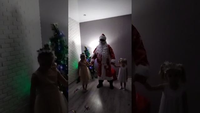 дед мороз пришёл в гости