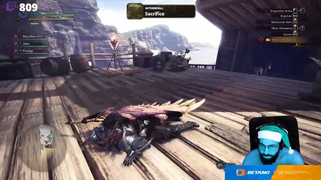 MONSTER HUNTER: WORLD PT#22 - É fogo e veneno, aí complica pros amigos