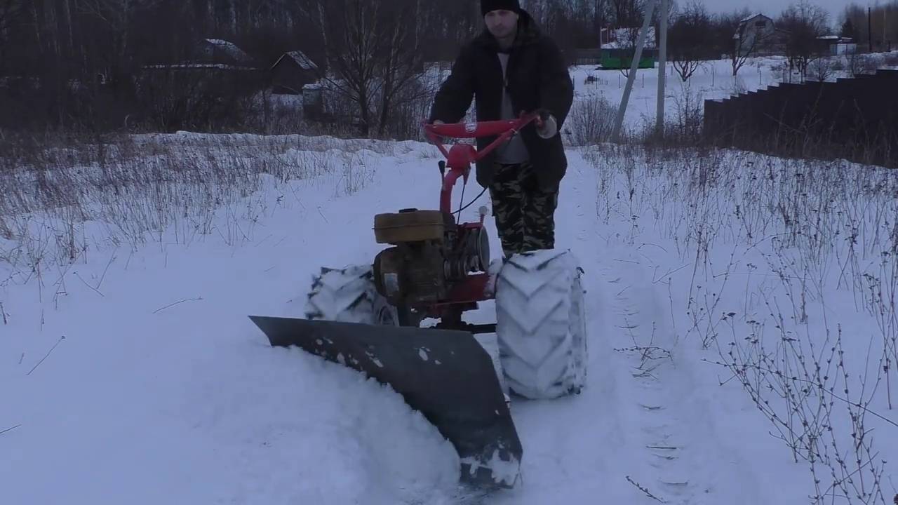 ОТВАЛ для МОТОБЛОКА с ТЯЖЁЛЫМИ ГРУНТОЗАЦЕПАМИ .