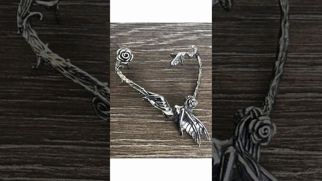 Трендовый кафф на левое ухо "Прекрасная магическая фея" от StarfallShop