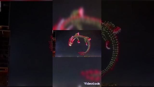 🇨🇳🐉 Драконы в небе: Китай на Новый год устроил эффектное шоу дронов