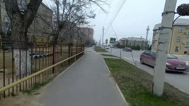 Walking Kaspiysk. Khalilova street (February 21, 2021)