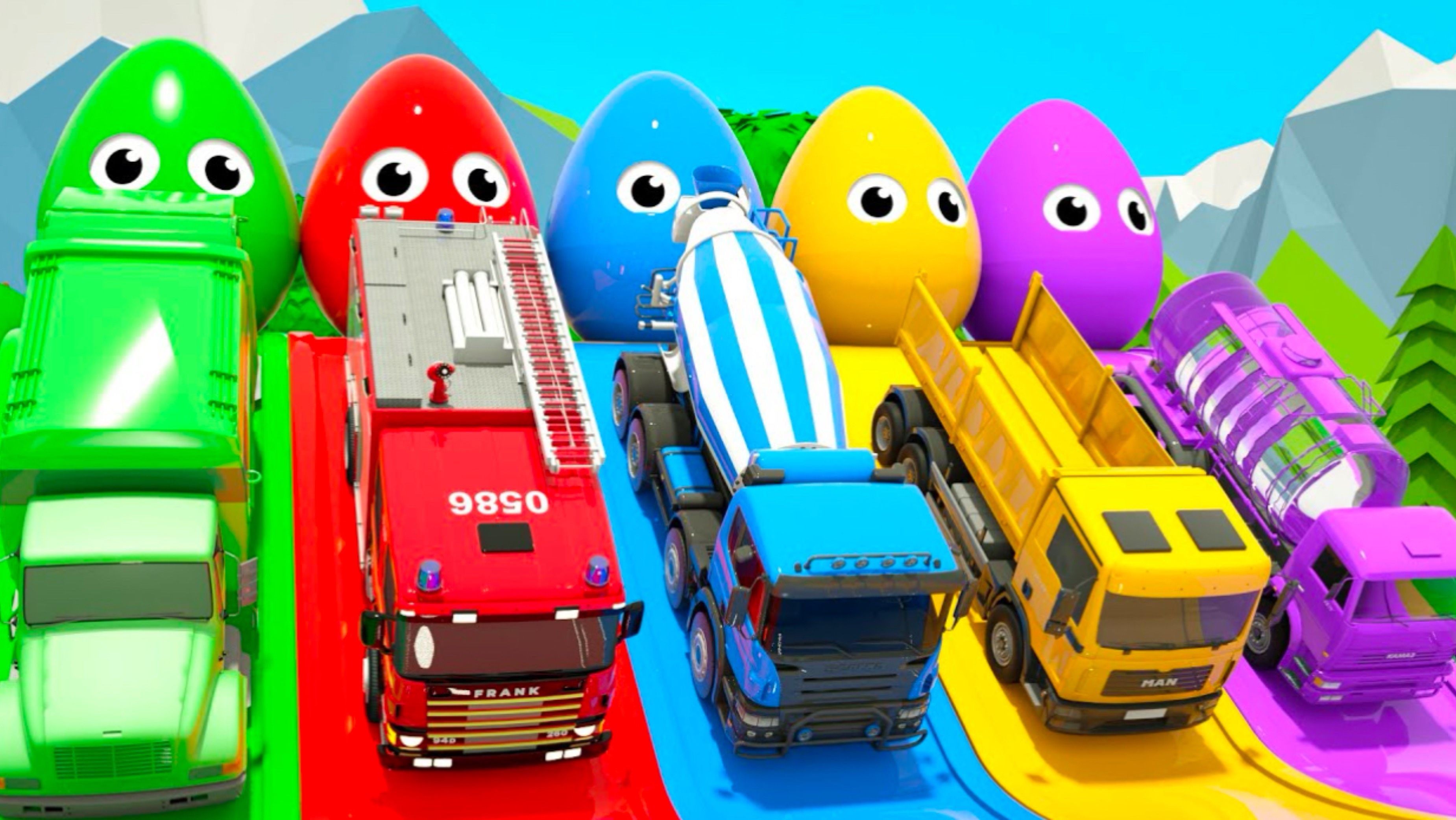 Яркие ЦВЕТА |Разноцветные ПРЕДМЕТЫ |видео для ДЕТЕЙ 🌈