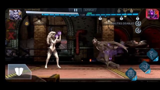 Injustice 2 Mobile facing Batman | Silver Banshee is OP | Rise of Krypton