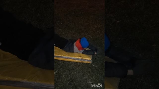 Тренировка с папой. Тамбов.
Гимнастика🤸
Вело🚴
Алексей 10 лет 
Лев 8 лет. 
2024 год